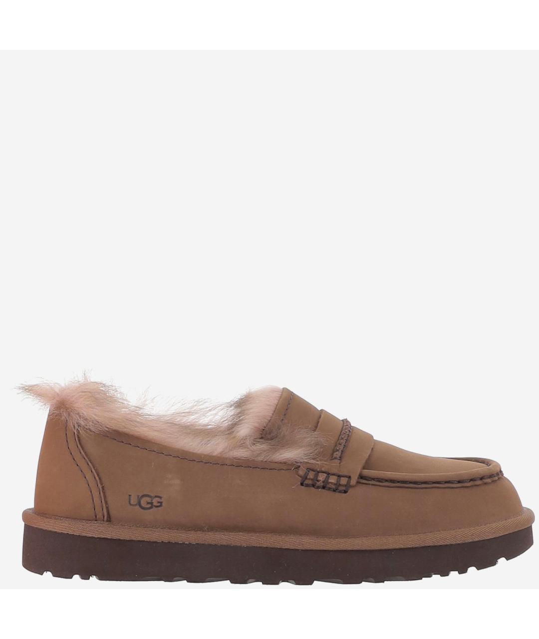 UGG Коричневые замшевые лоферы, фото 6