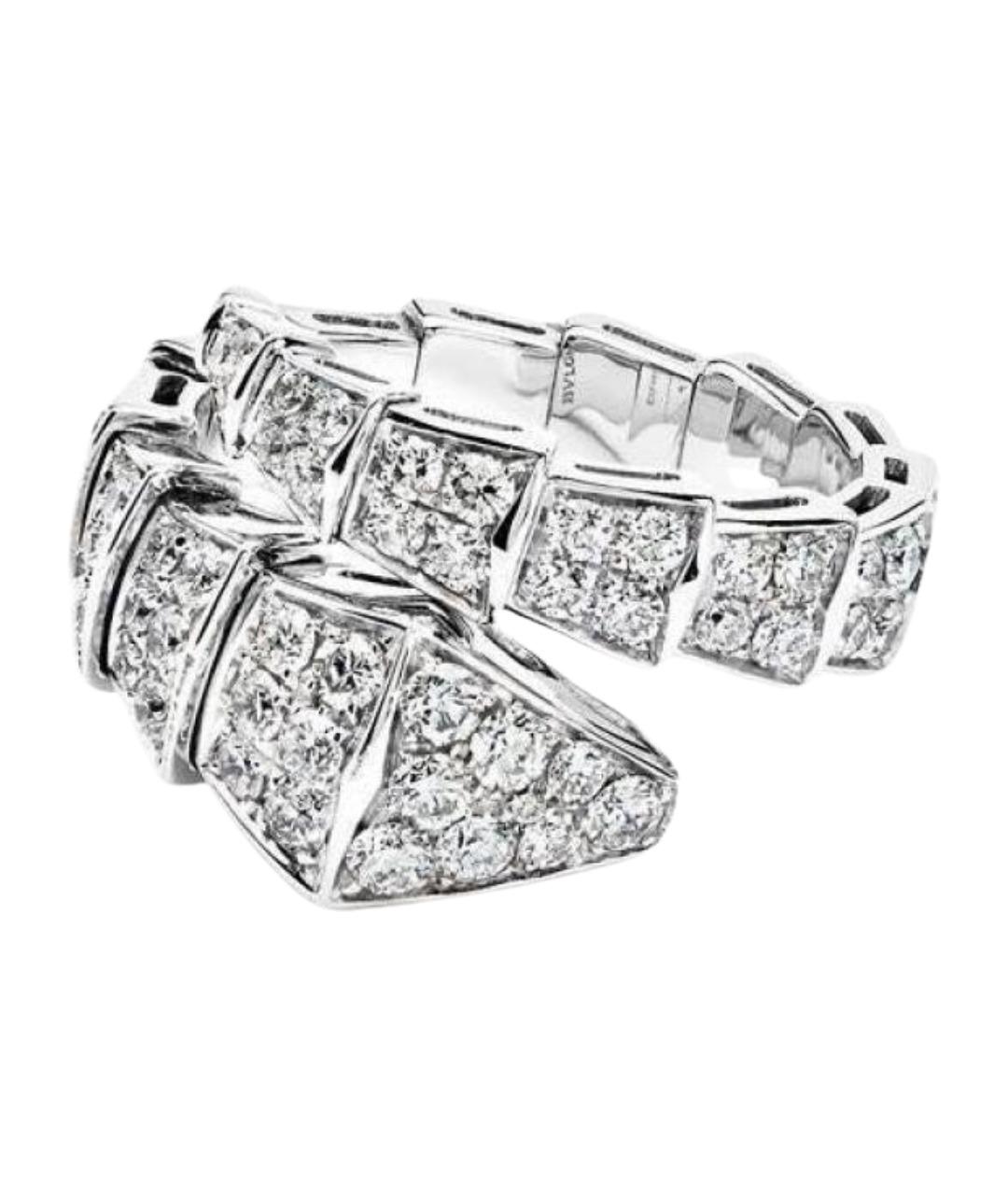 BVLGARI Серебряное кольцо из белого золота, фото 1