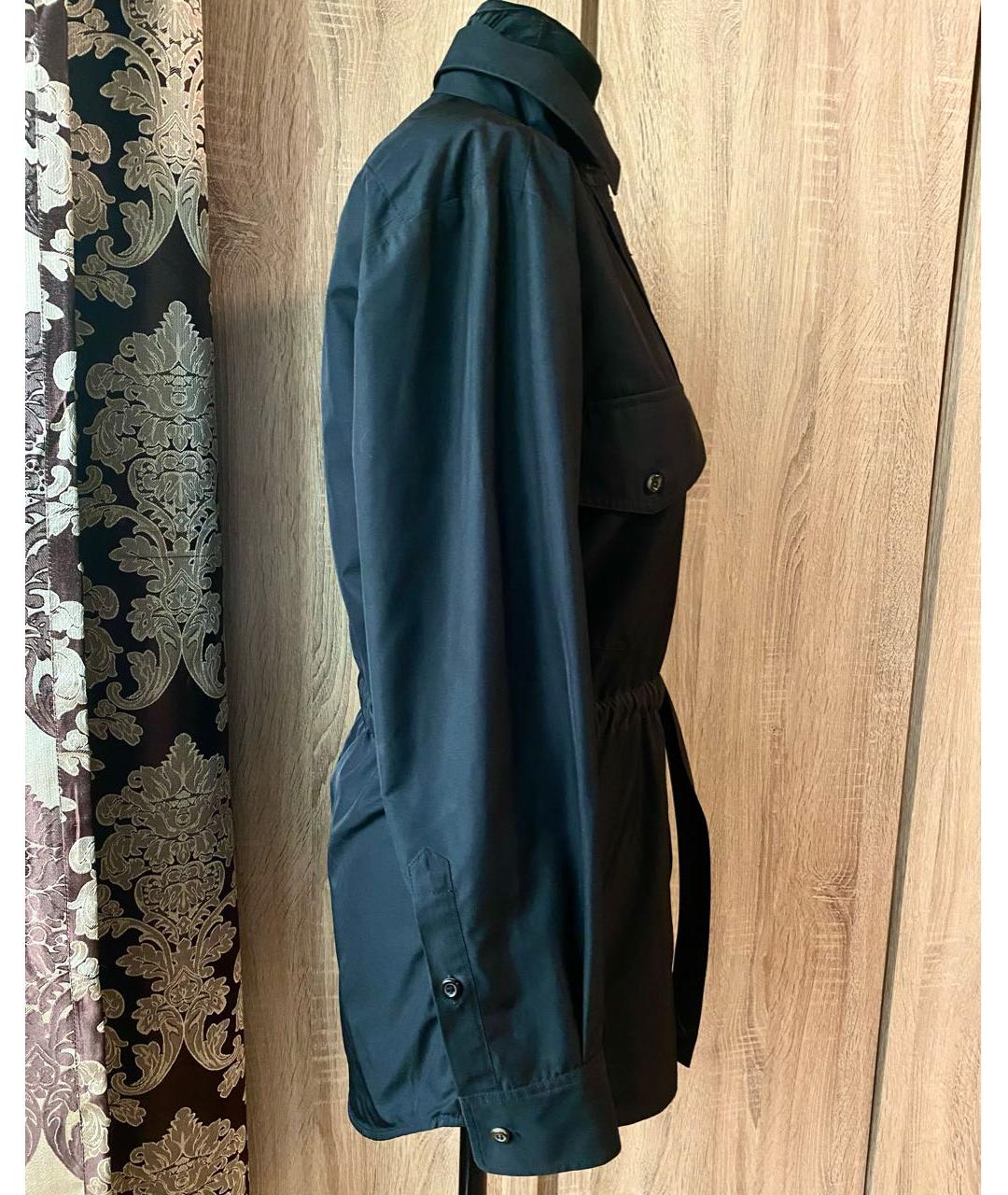 YVES SAINT LAURENT VINTAGE Черная полиэстеровая куртка, фото 4