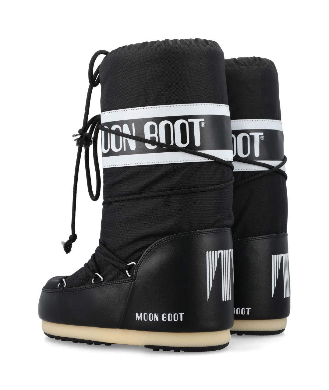 MOON BOOT Черные синтетические сапоги, фото 4