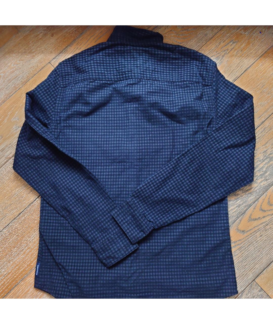 ARMANI EXCHANGE Антрацитовая хлопковая классическая рубашка, фото 2