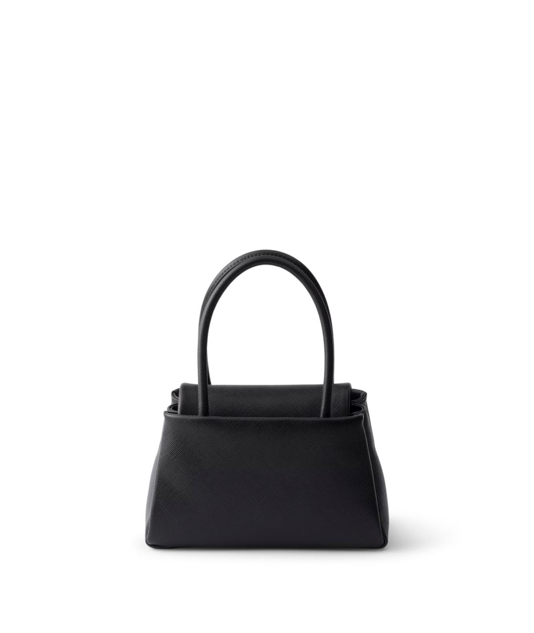 PRADA Черная кожаная сумка тоут, фото 2