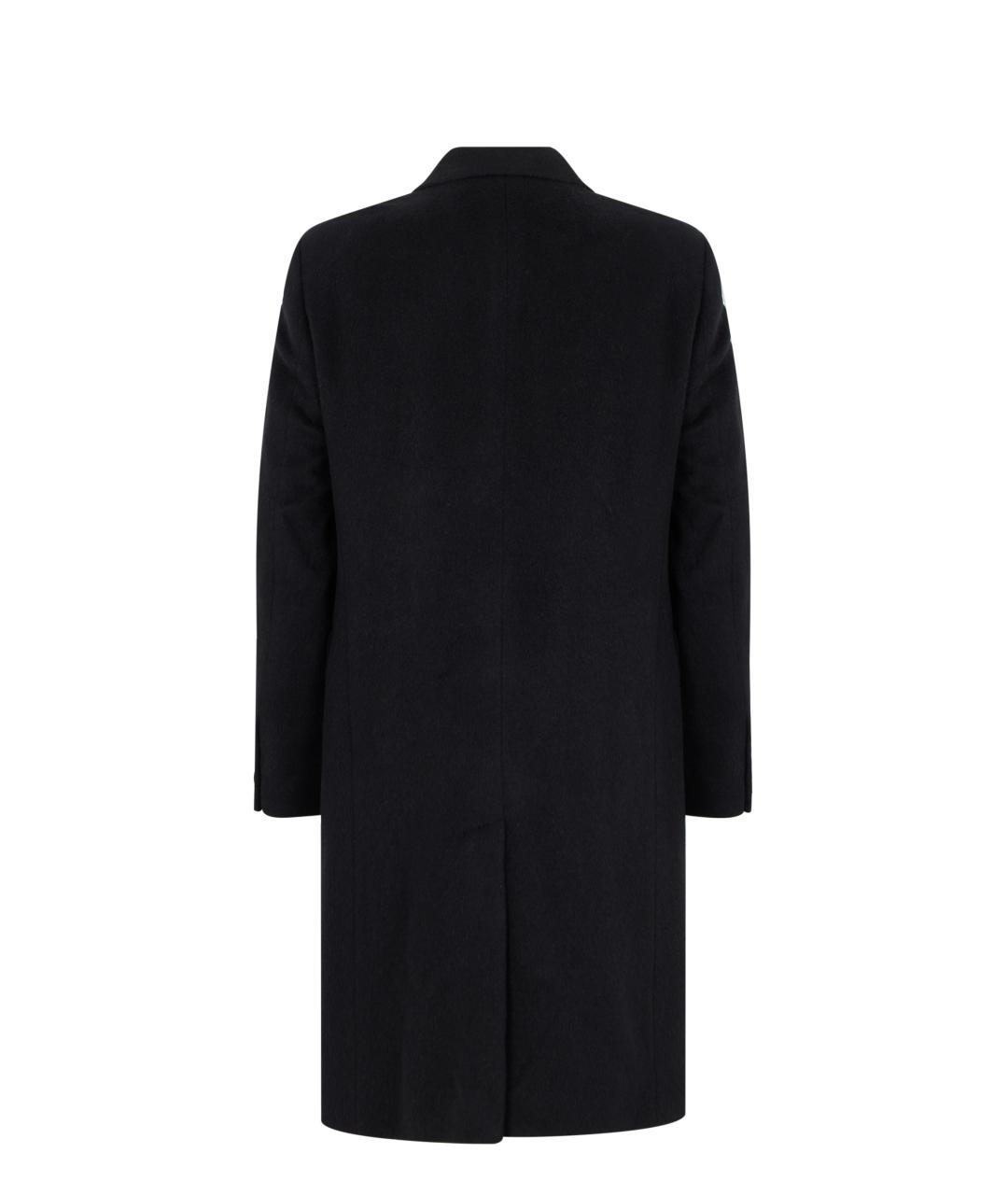 HUGO BOSS Черное шерстяное пальто, фото 2