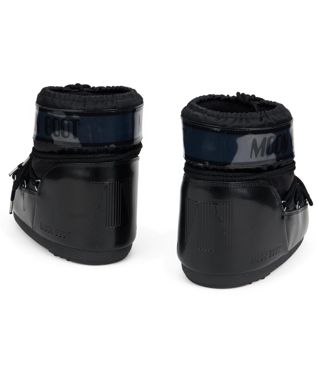 MOON BOOT Черные синтетические ботинки, фото 3
