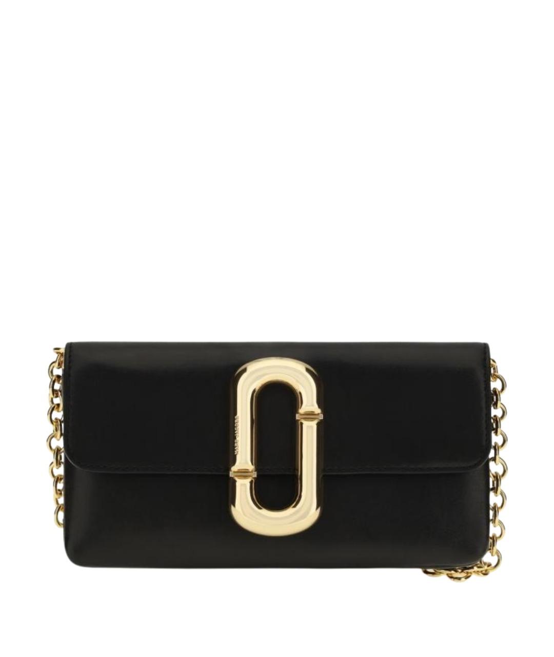 MARC JACOBS Черный кожаный кошелек, фото 1