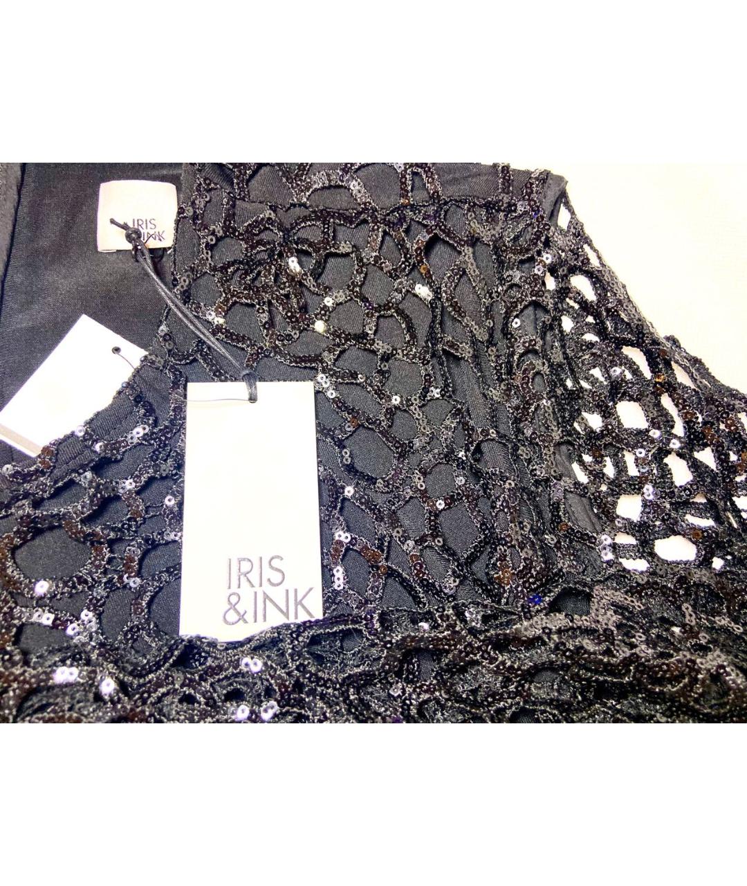 IRIS & INK  Черное коктейльное платье, фото 8
