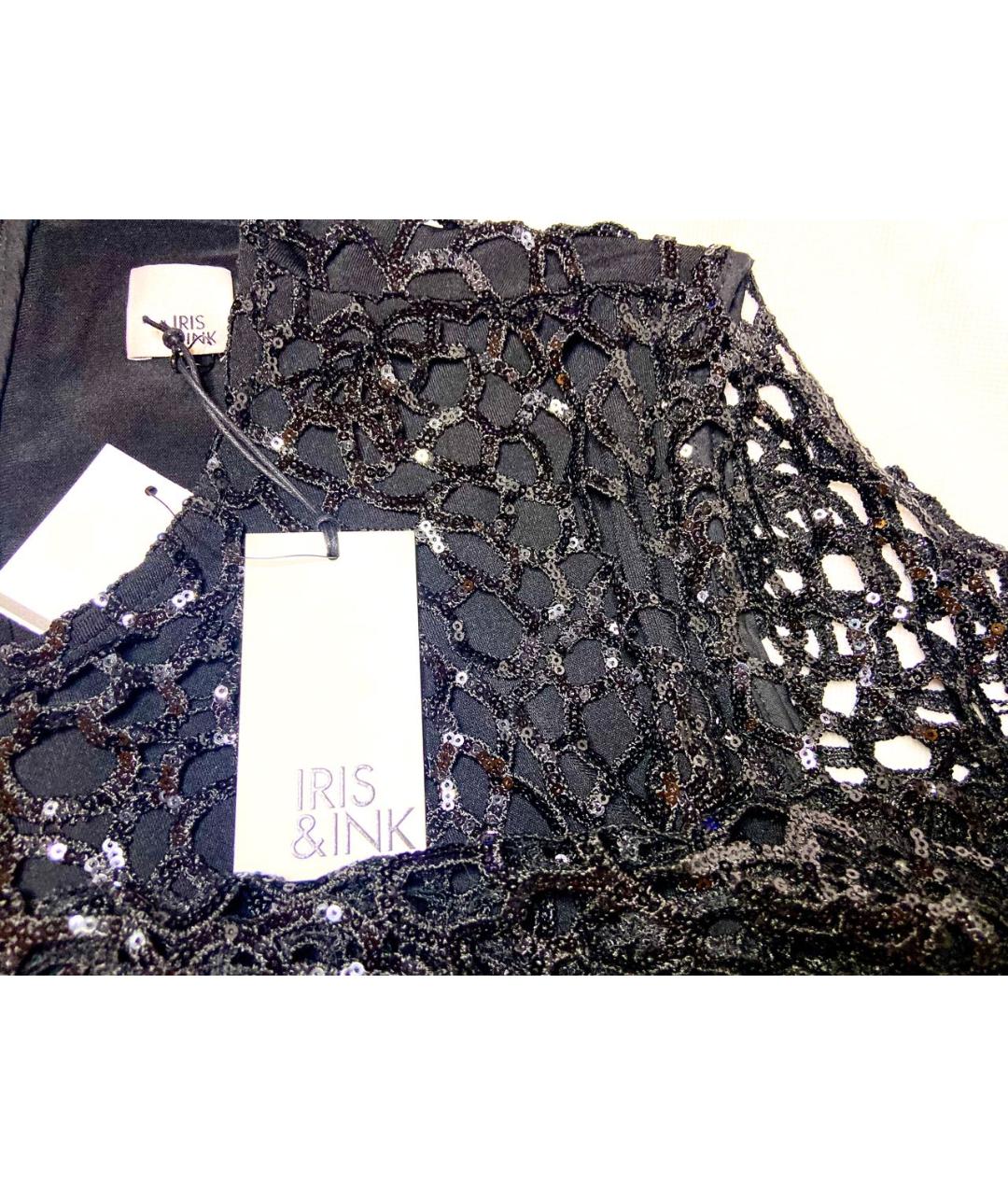 IRIS & INK  Черное коктейльное платье, фото 7