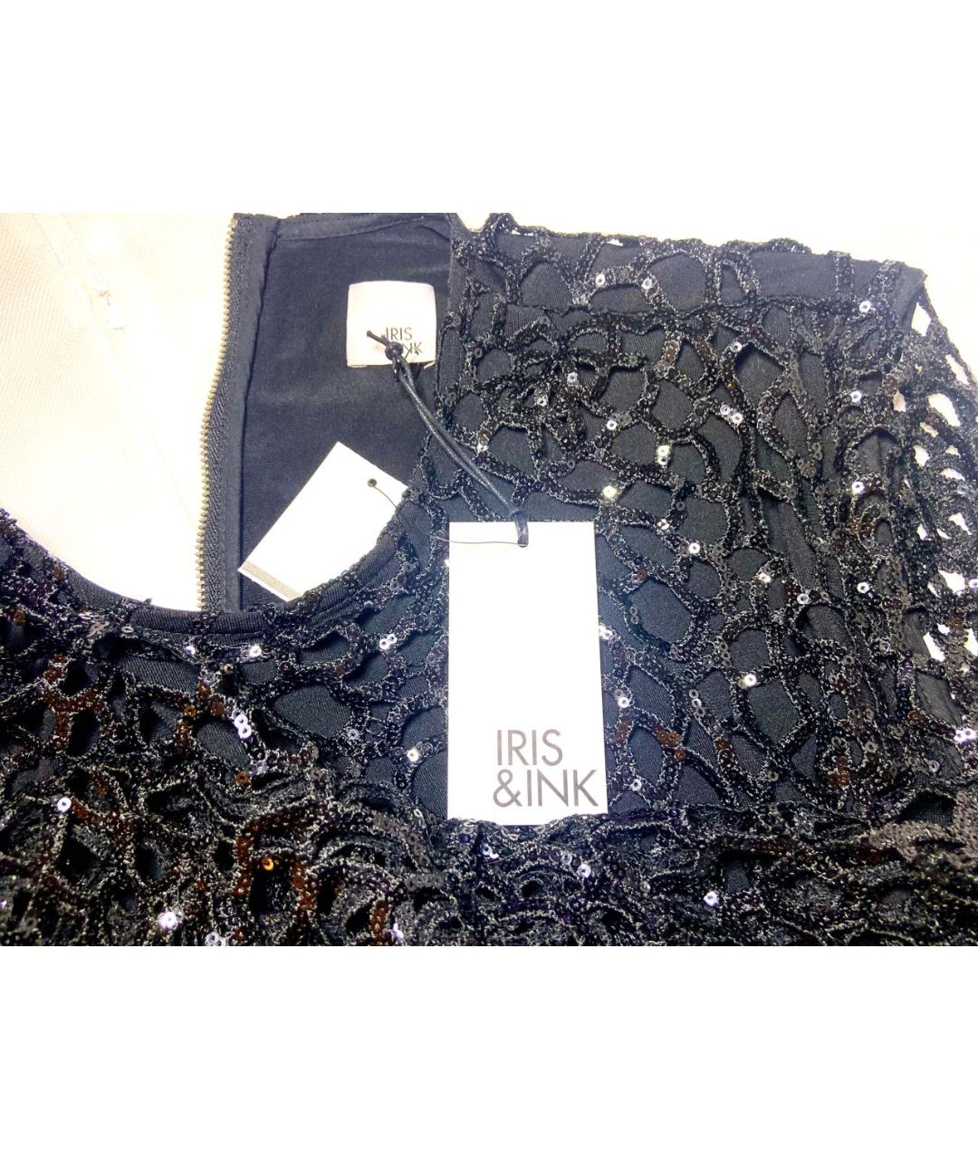 IRIS & INK  Черное коктейльное платье, фото 6