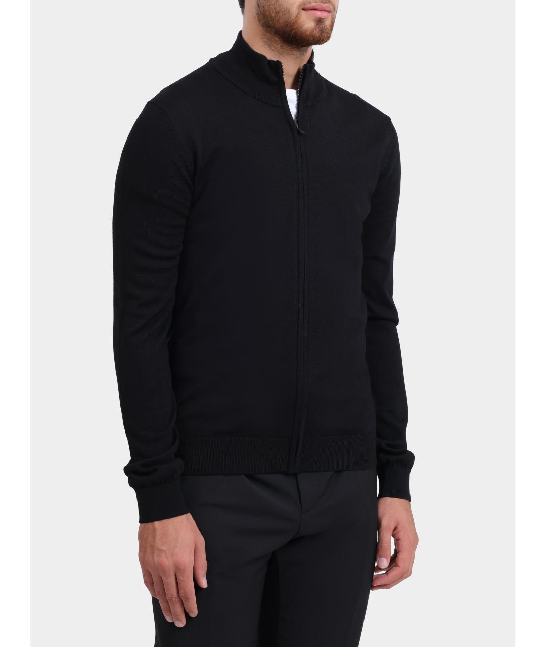 HUGO BOSS Черный кардиган, фото 4