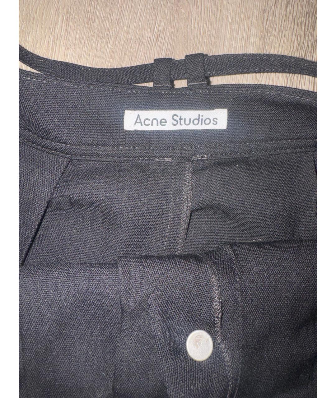 ACNE STUDIOS Черная юбка мини, фото 4