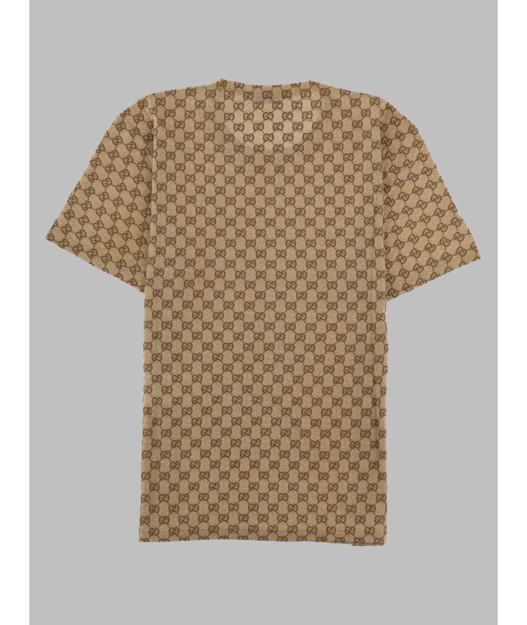 GUCCI Бежевая футболка, фото 2