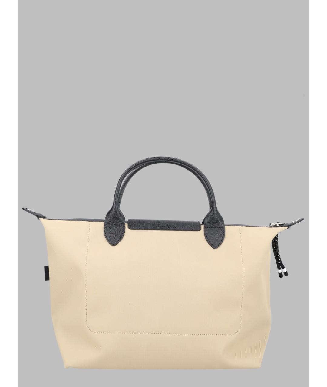 LONGCHAMP Белая синтетическая сумка тоут, фото 2