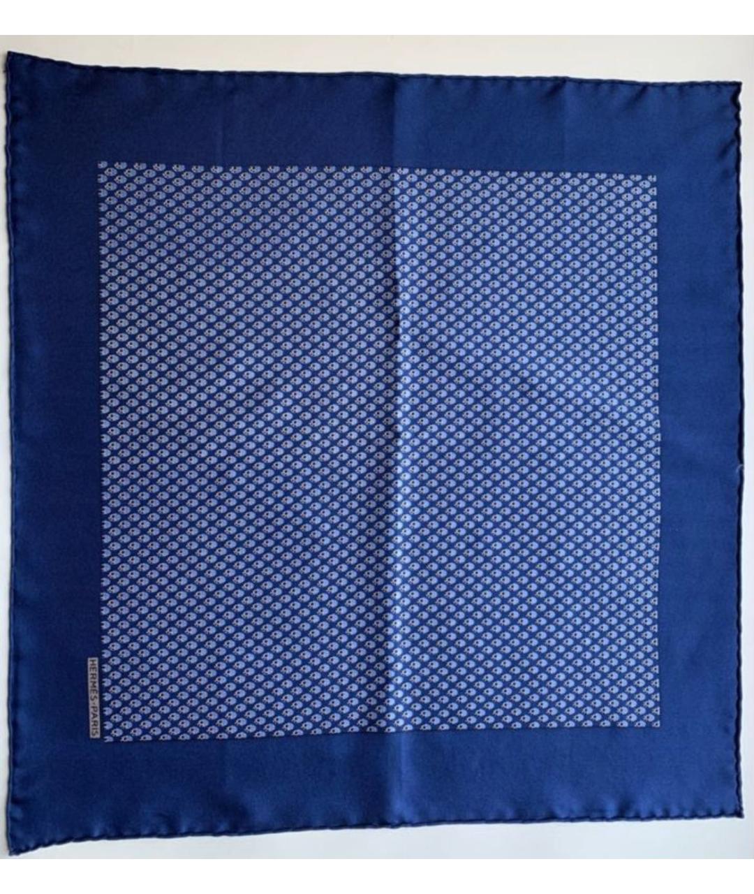 HERMES PRE-OWNED Синий шелковый платок, фото 5