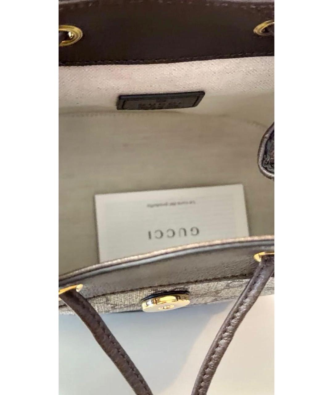 GUCCI Коричневый рюкзак, фото 7