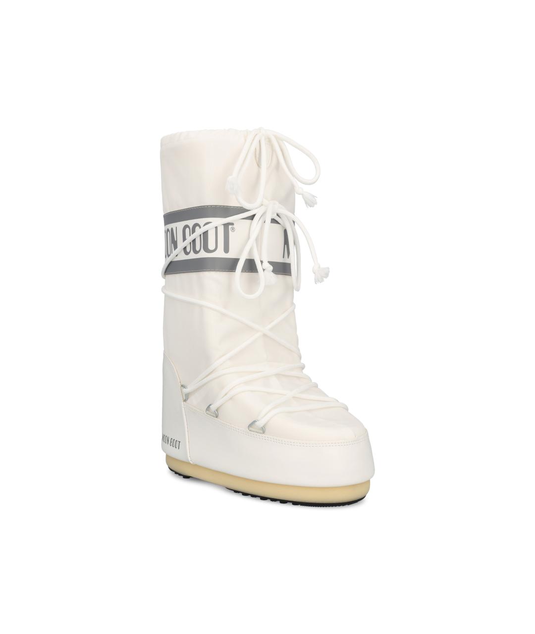 MOON BOOT Белые синтетические сапоги, фото 2