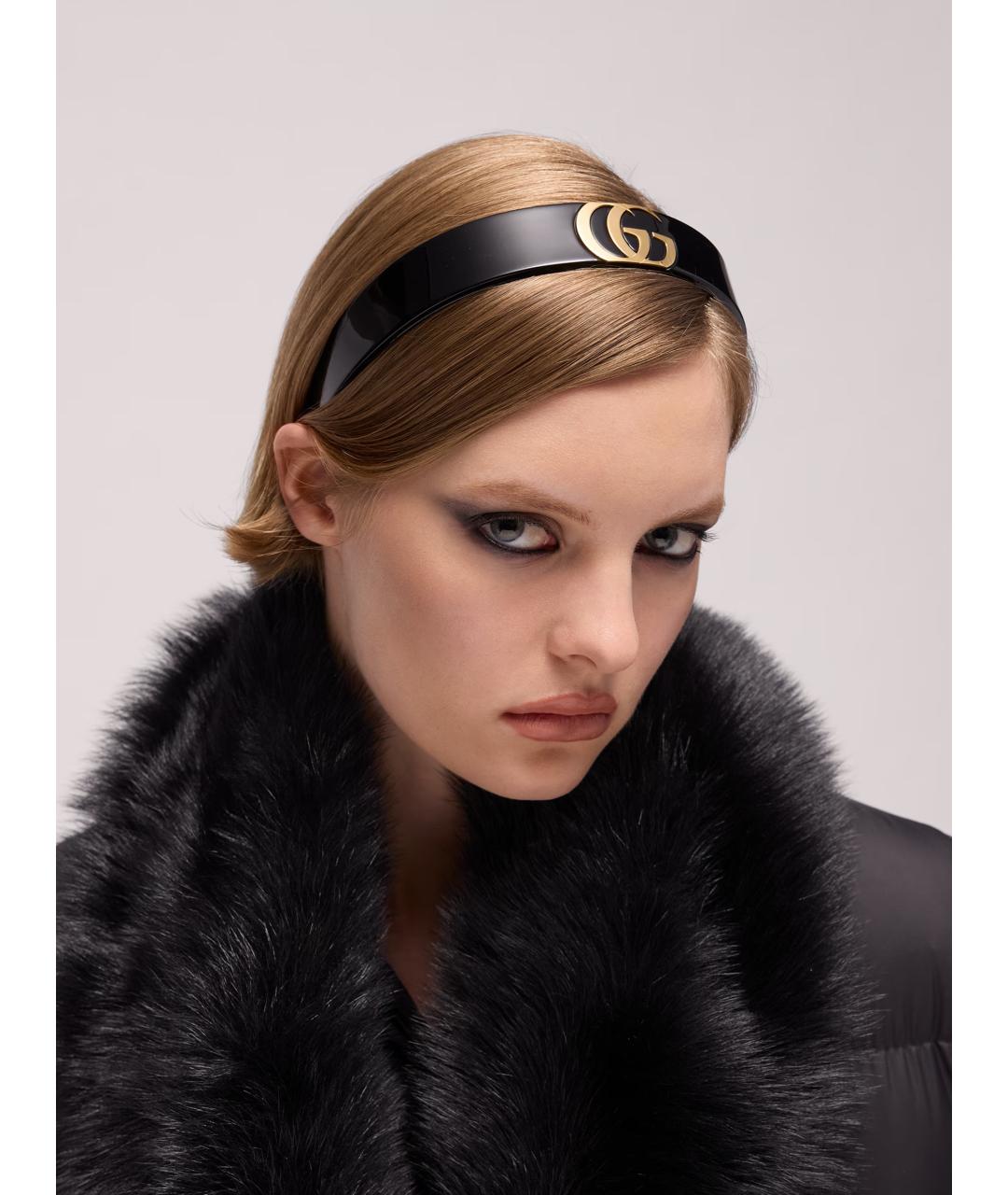 GUCCI Черный ободок, фото 2