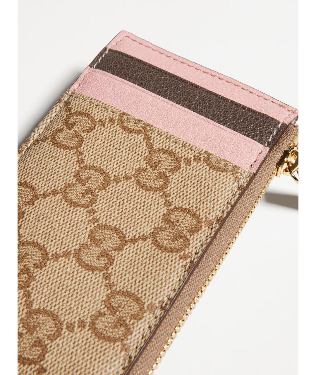 GUCCI Бежевый кардхолдер, фото 4