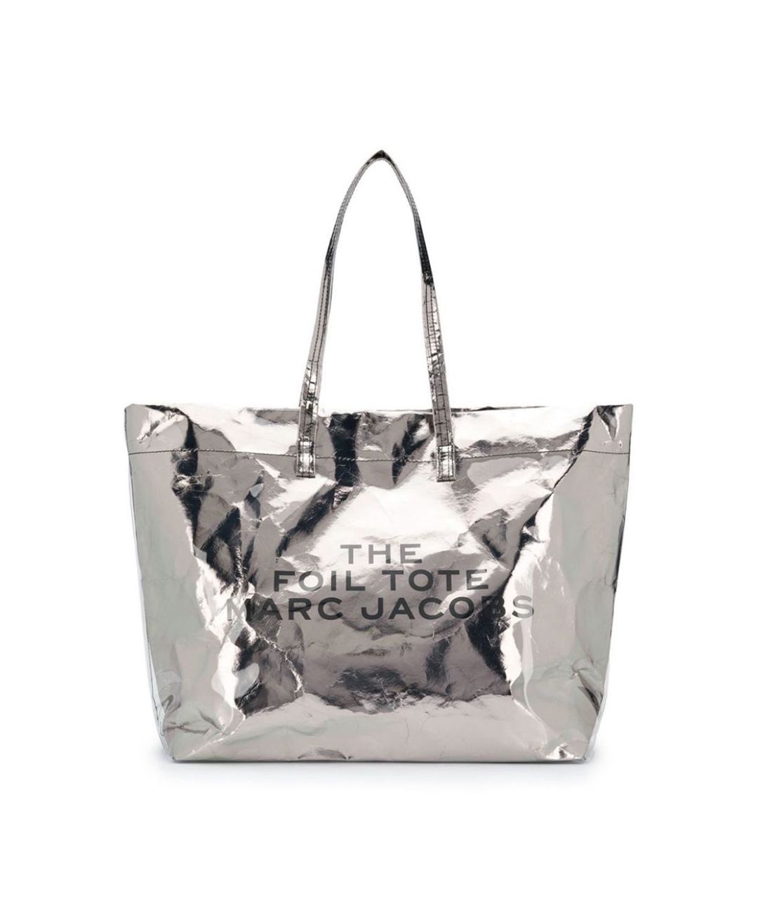 MARC JACOBS Серебряная синтетическая пляжная сумка, фото 1