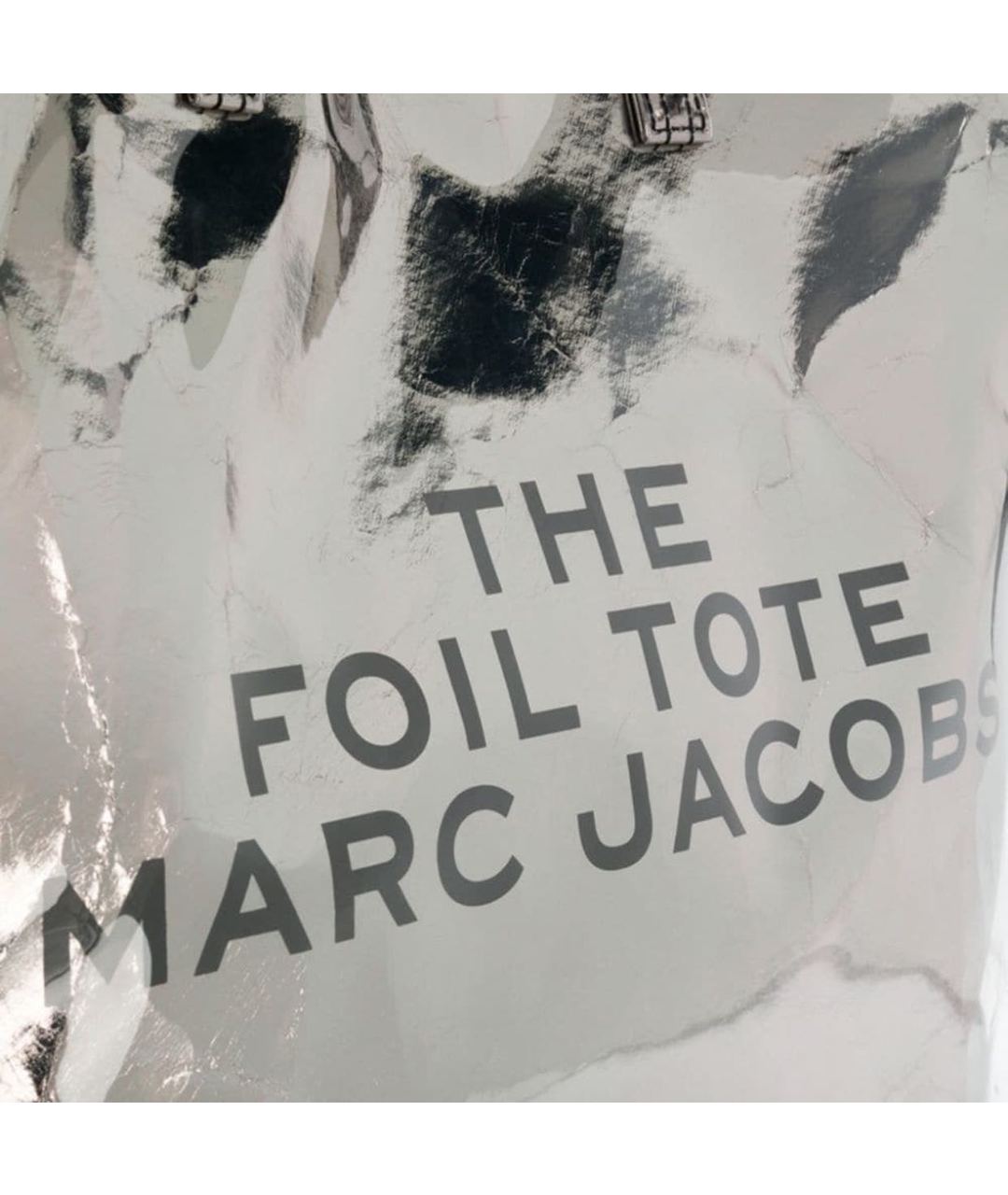MARC JACOBS Серебряная синтетическая пляжная сумка, фото 3