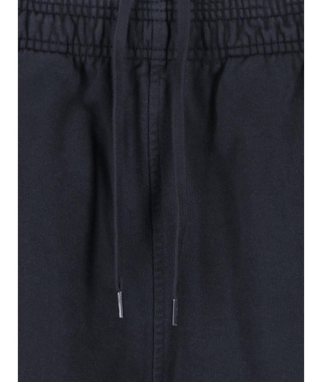 ALEXANDER WANG Черные хлопковые прямые брюки, фото 5