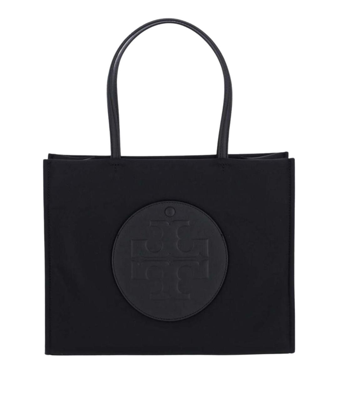 TORY BURCH Черная синтетическая сумка тоут, фото 1