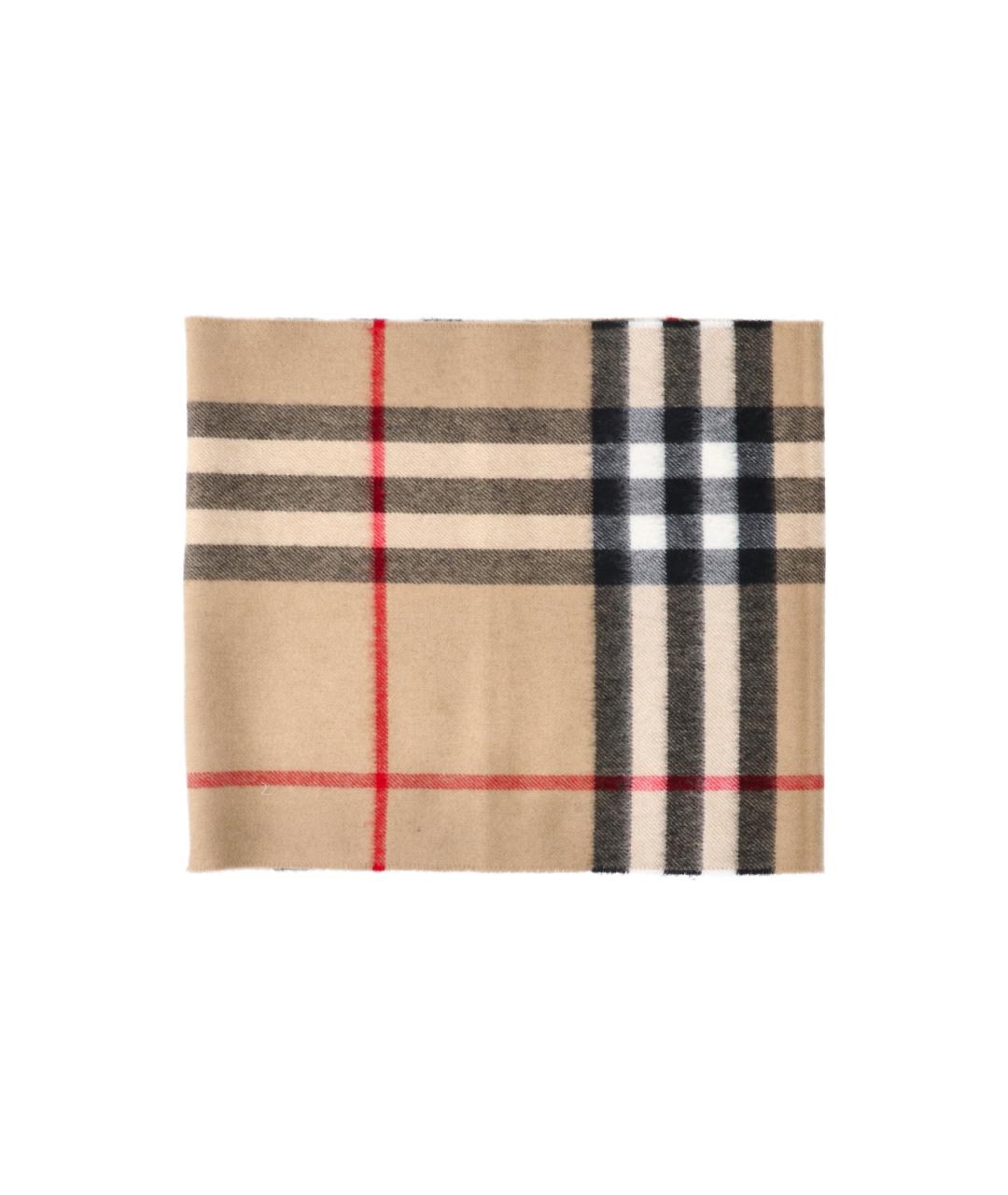 BURBERRY Бежевый кашемировый шарф, фото 2