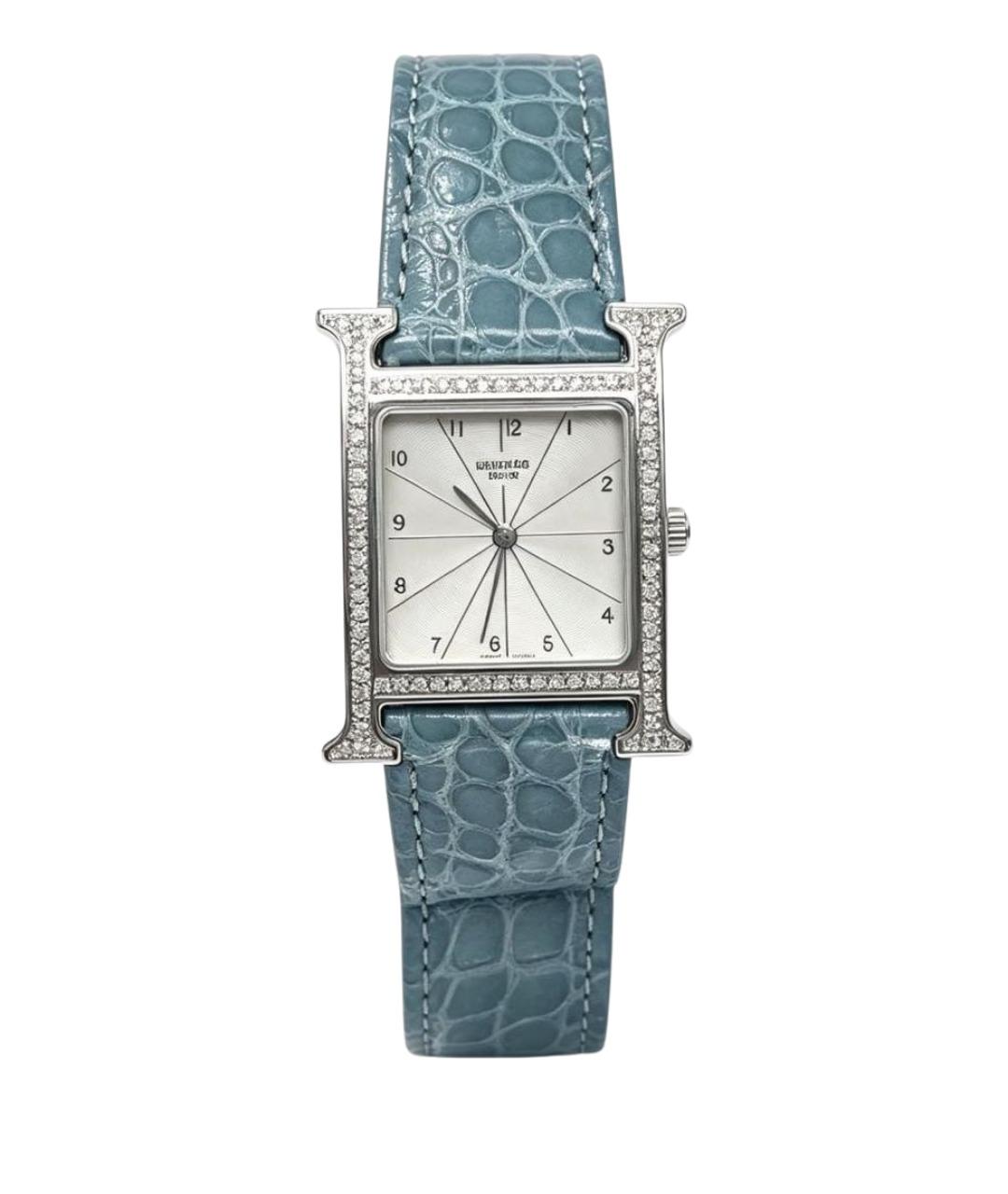 HERMES Бирюзовые часы, фото 1