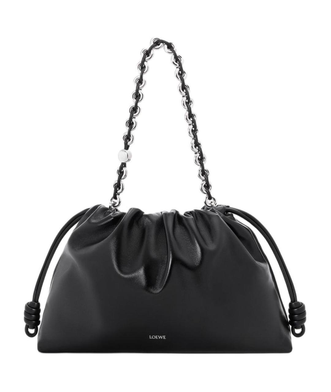 LOEWE Черная кожаная сумка через плечо, фото 2