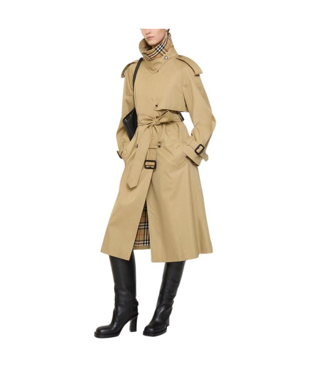 BURBERRY Коричневый тренч/плащ, фото 5