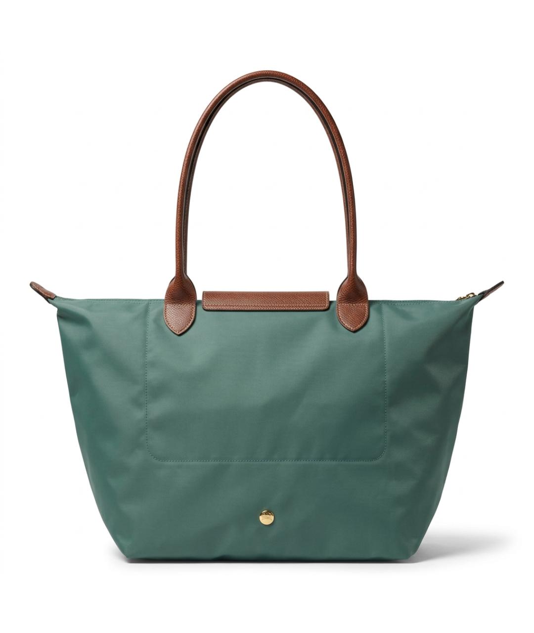 LONGCHAMP Зеленая тканевая сумка через плечо, фото 3