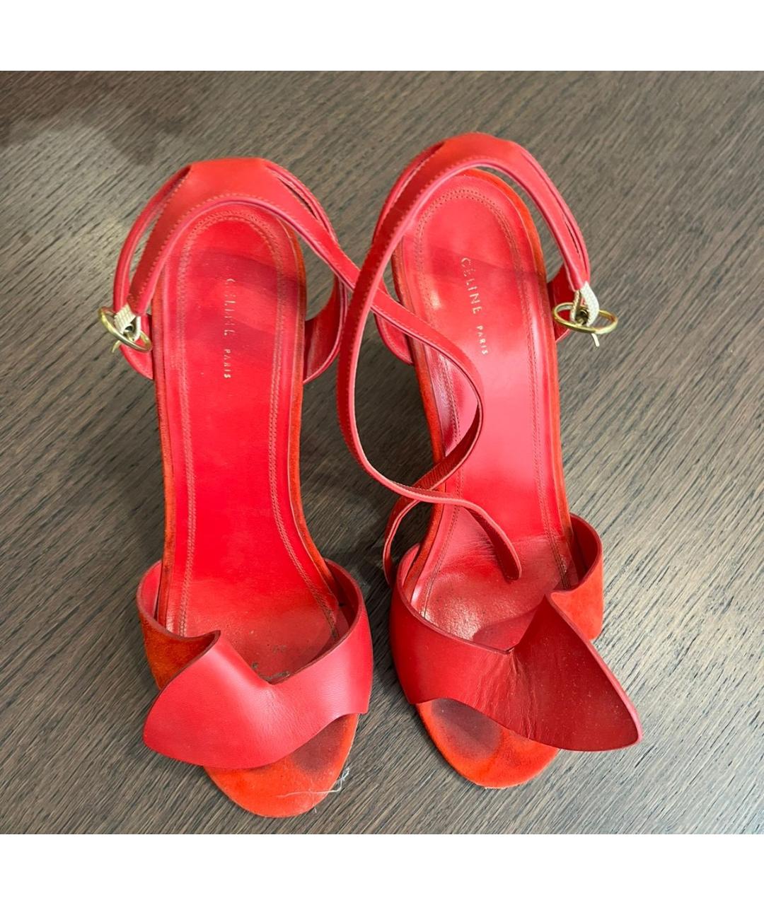 CELINE PRE-OWNED Красные туфли, фото 2