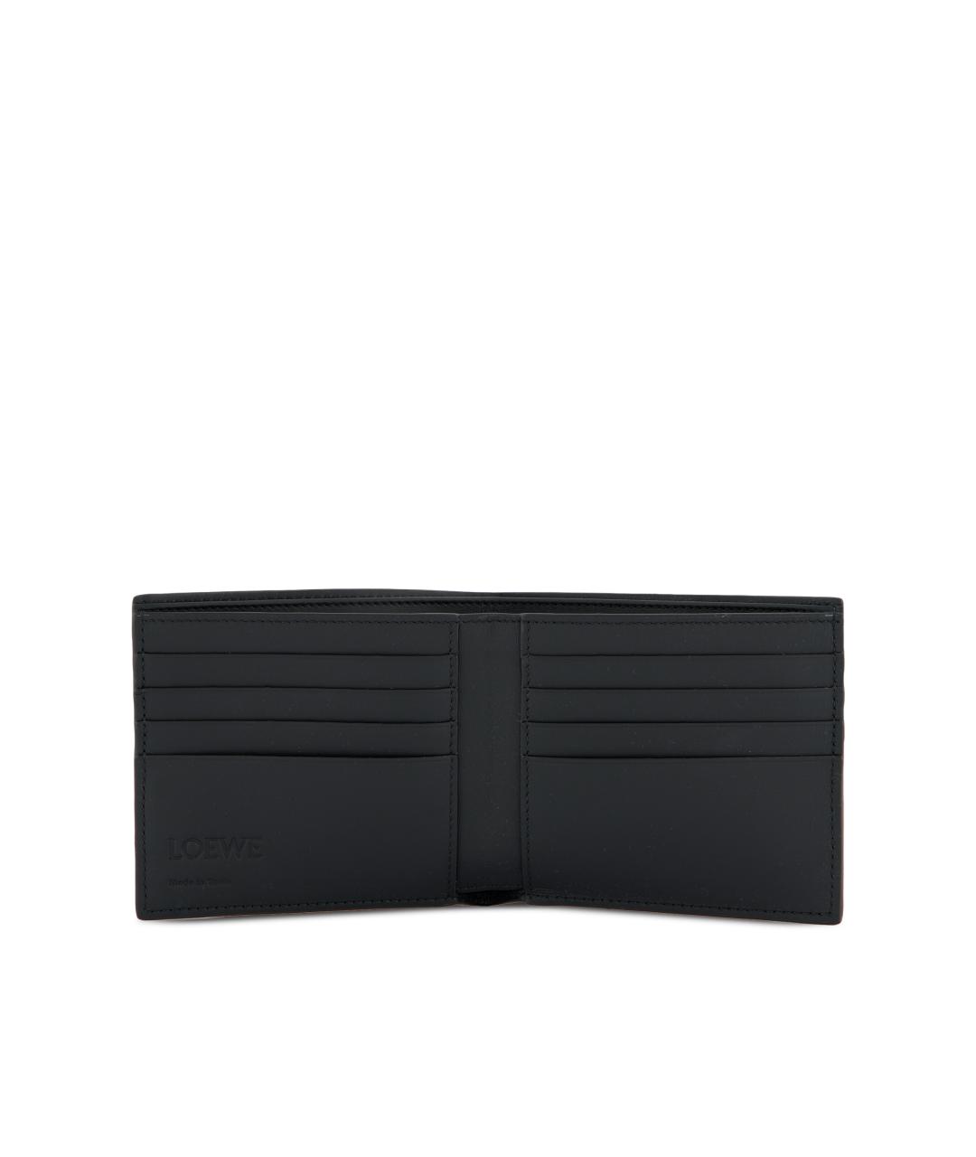 LOEWE Серый кожаный кошелек, фото 4