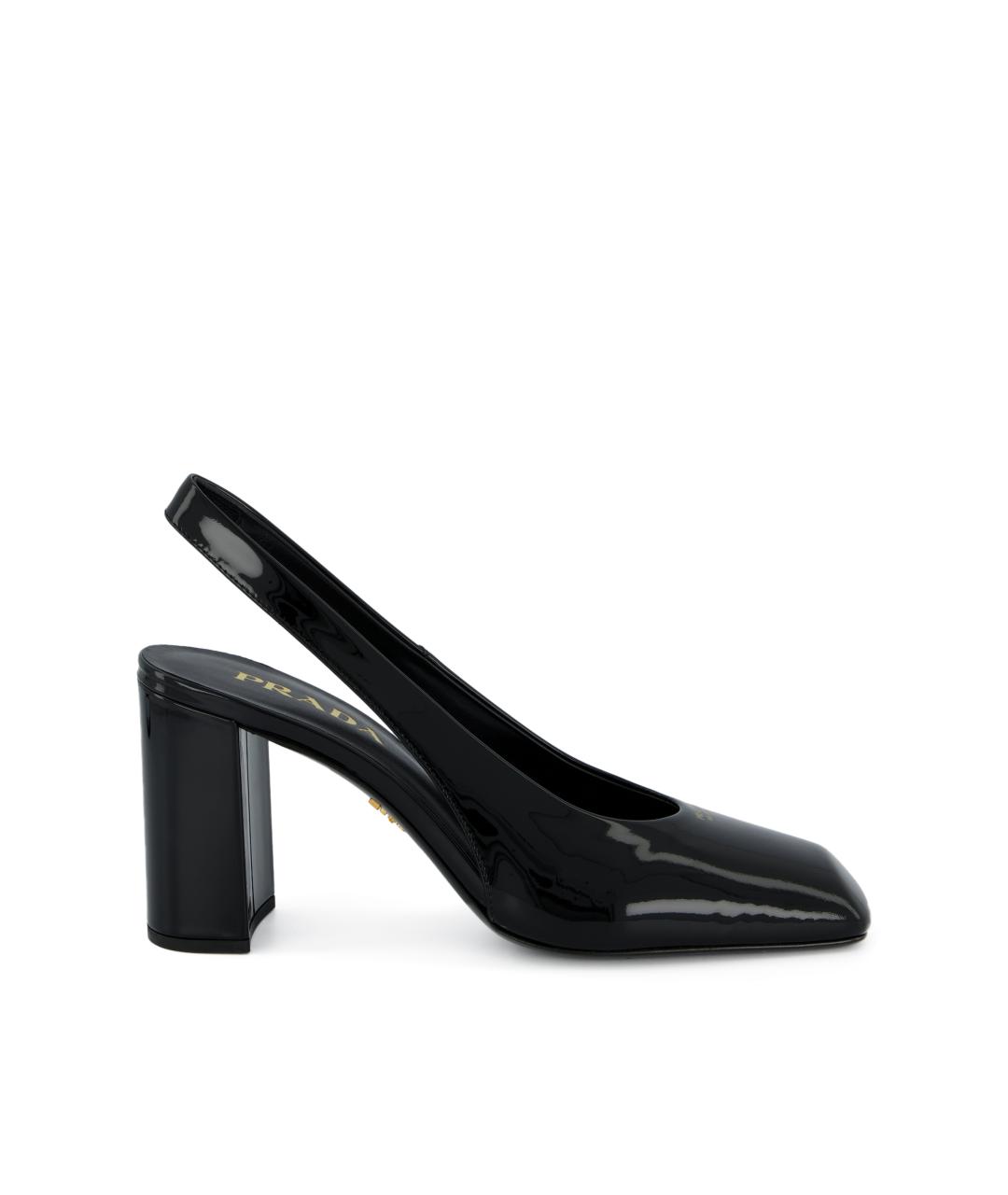 PRADA Черные туфли из лакированной кожи, фото 5