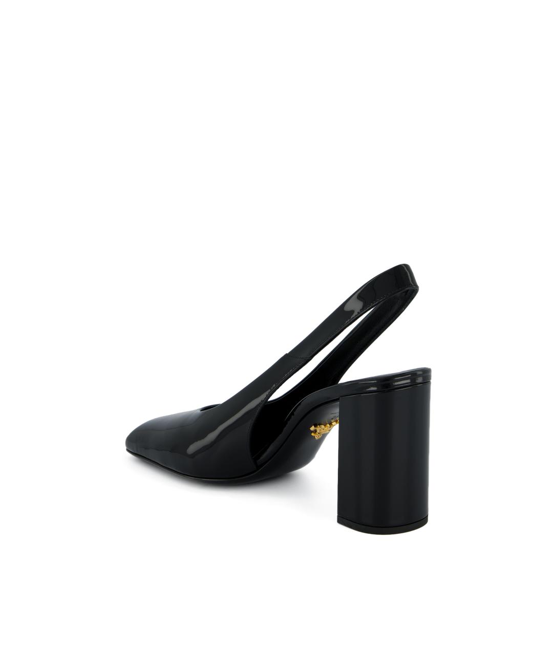 PRADA Черные туфли из лакированной кожи, фото 3