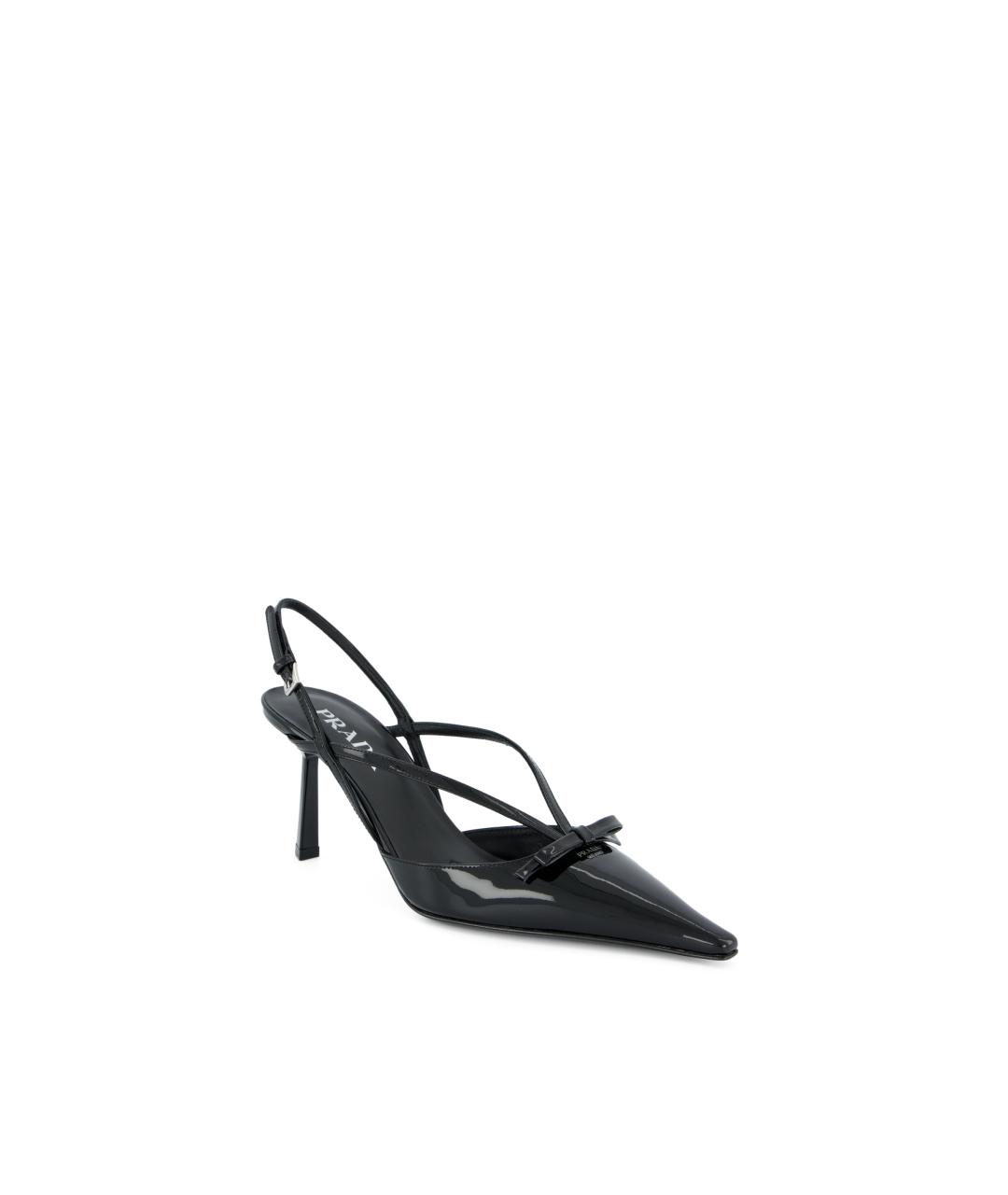 PRADA Черные туфли из лакированной кожи, фото 2