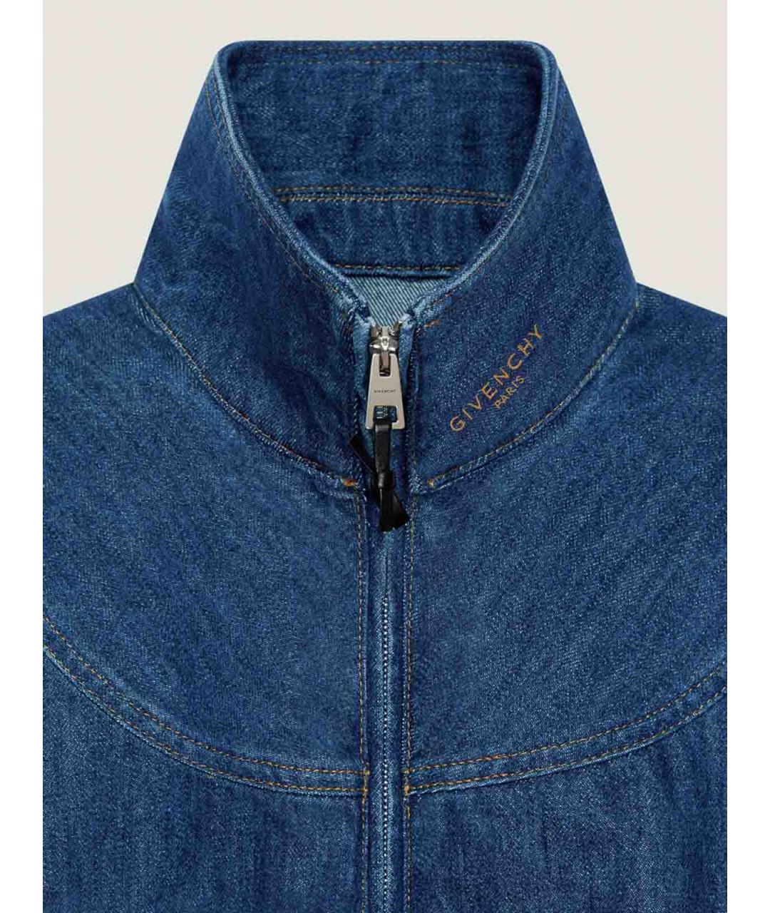 GIVENCHY Синяя деним куртка, фото 2