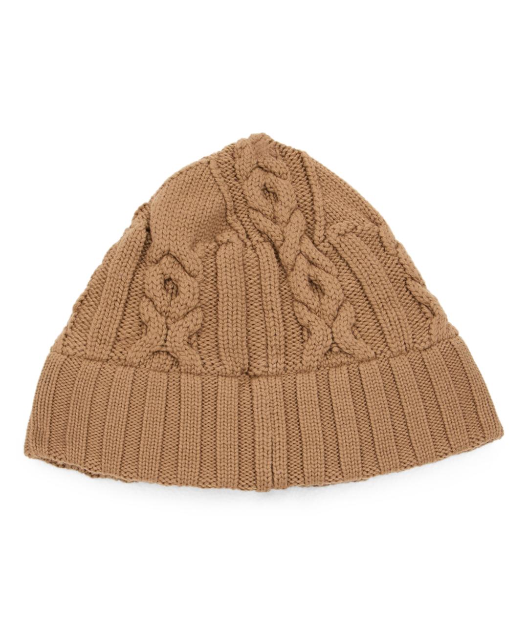 MAX MARA Бежевая шерстяная шапка, фото 2