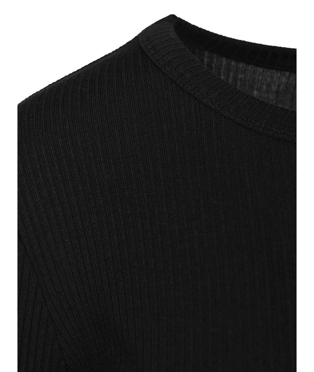 MAX MARA Черный шелковый джемпер / свитер, фото 3