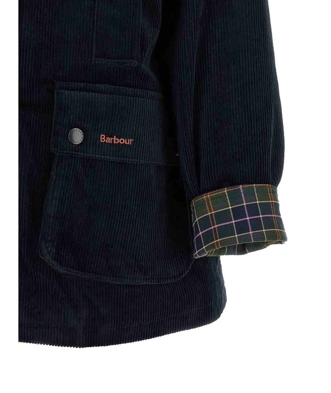BARBOUR Темно-синяя куртка, фото 4