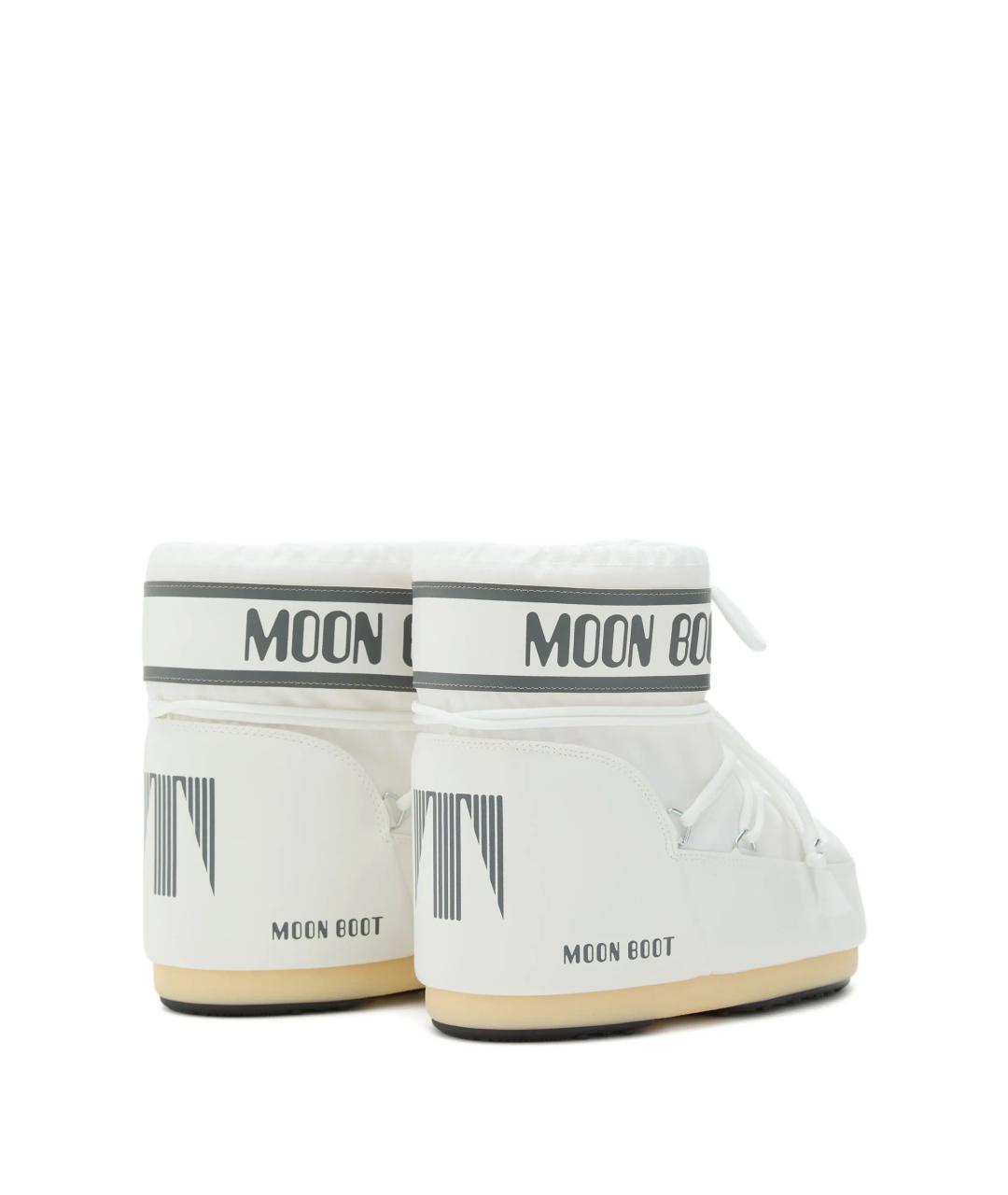 MOON BOOT Белые синтетические ботинки, фото 2