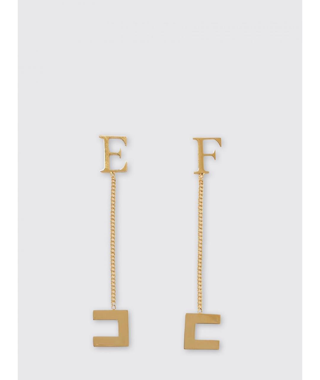 ELISABETTA FRANCHI Золотые латунные серьги, фото 3