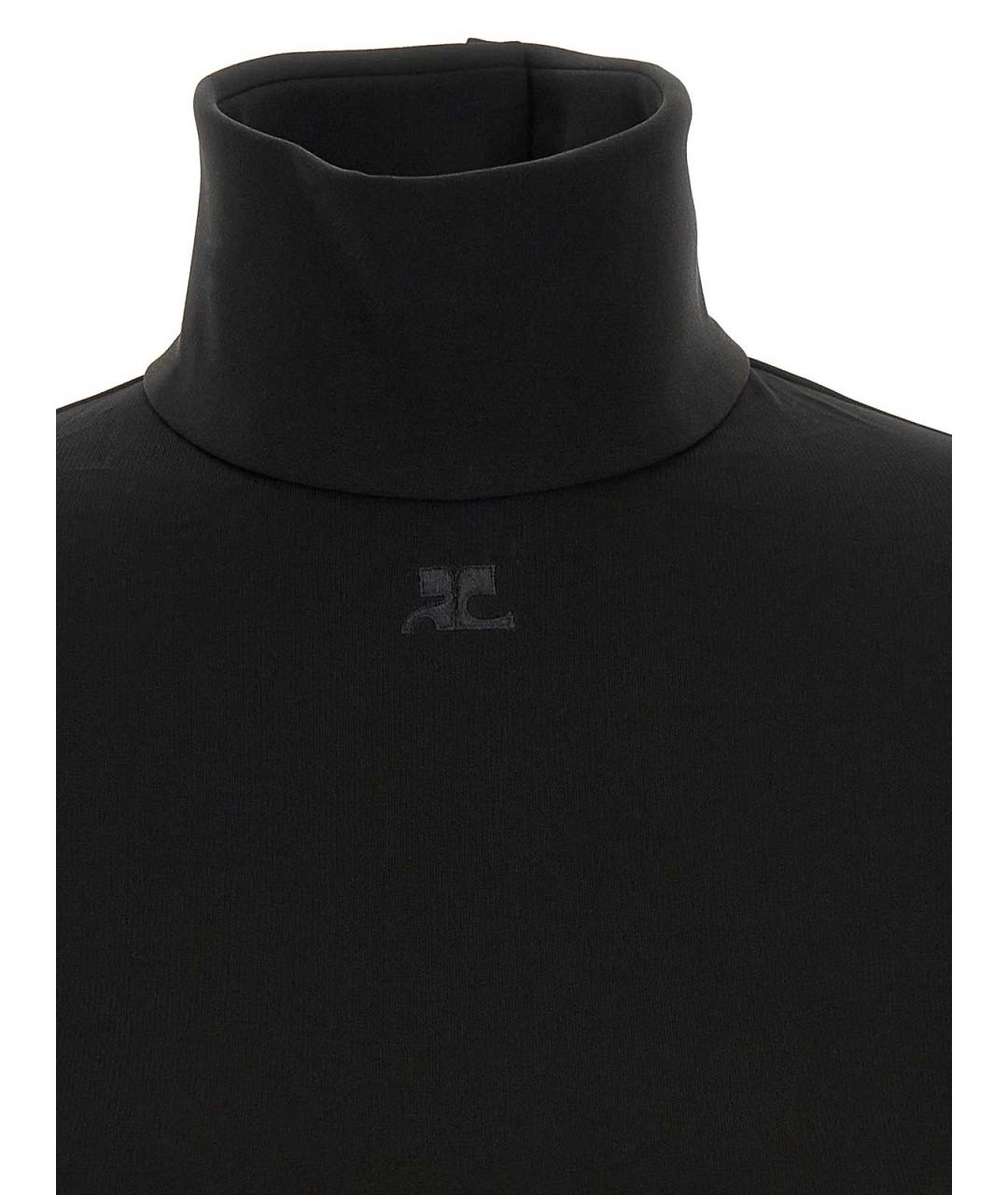 COURREGES Черное ацетатное боди, фото 4