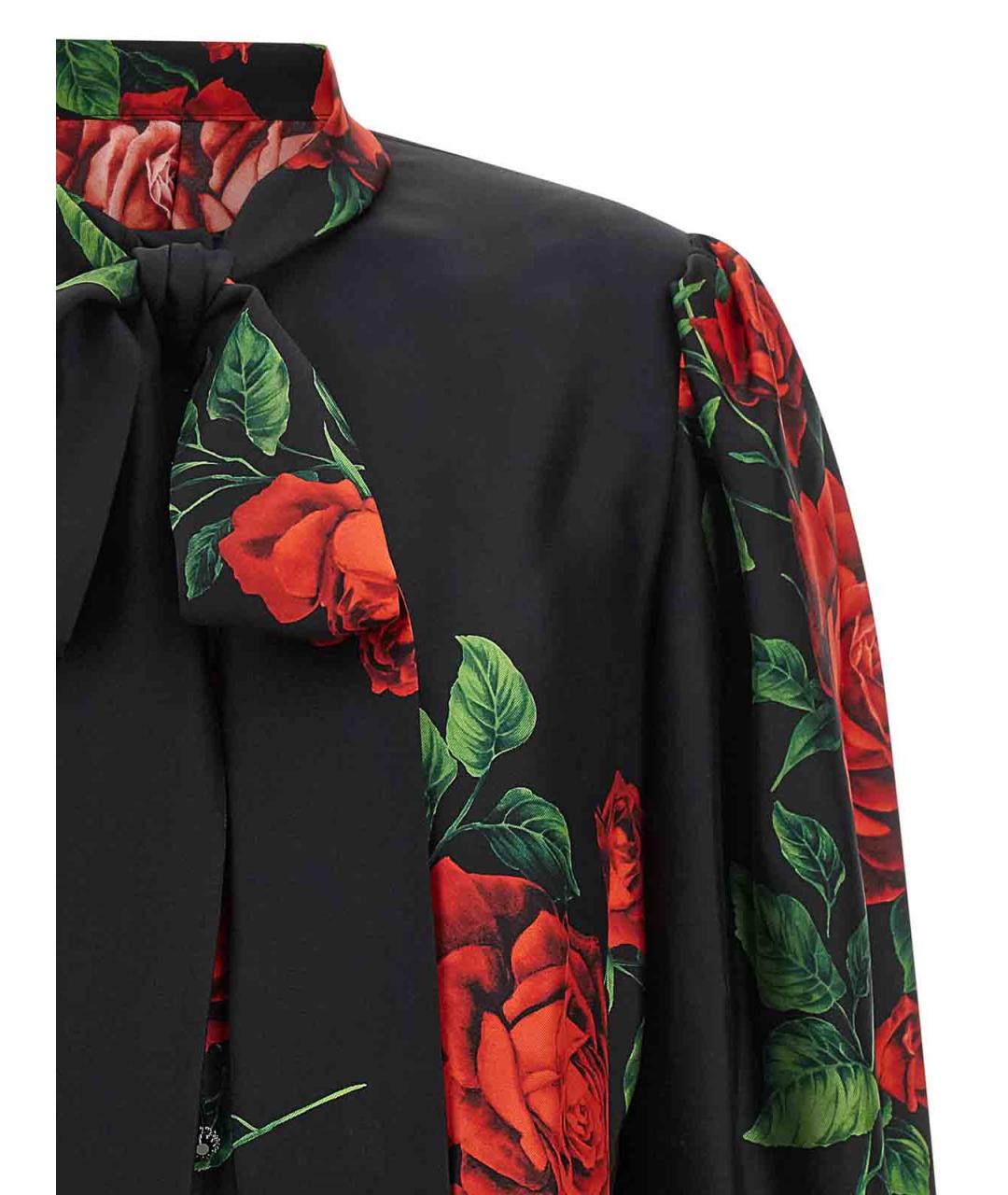 DOLCE&GABBANA Мульти шелковая блузы, фото 3