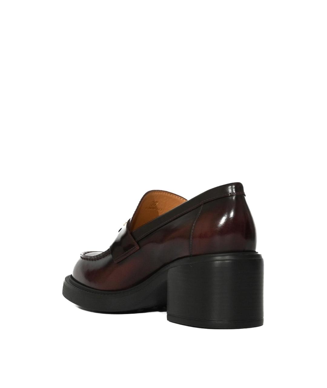 TOD'S Коричневые кожаные лоферы, фото 2