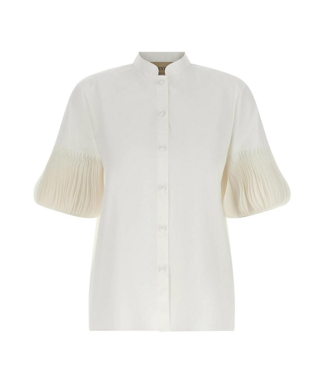 VALENTINO Белая хлопковая рубашка, фото 1