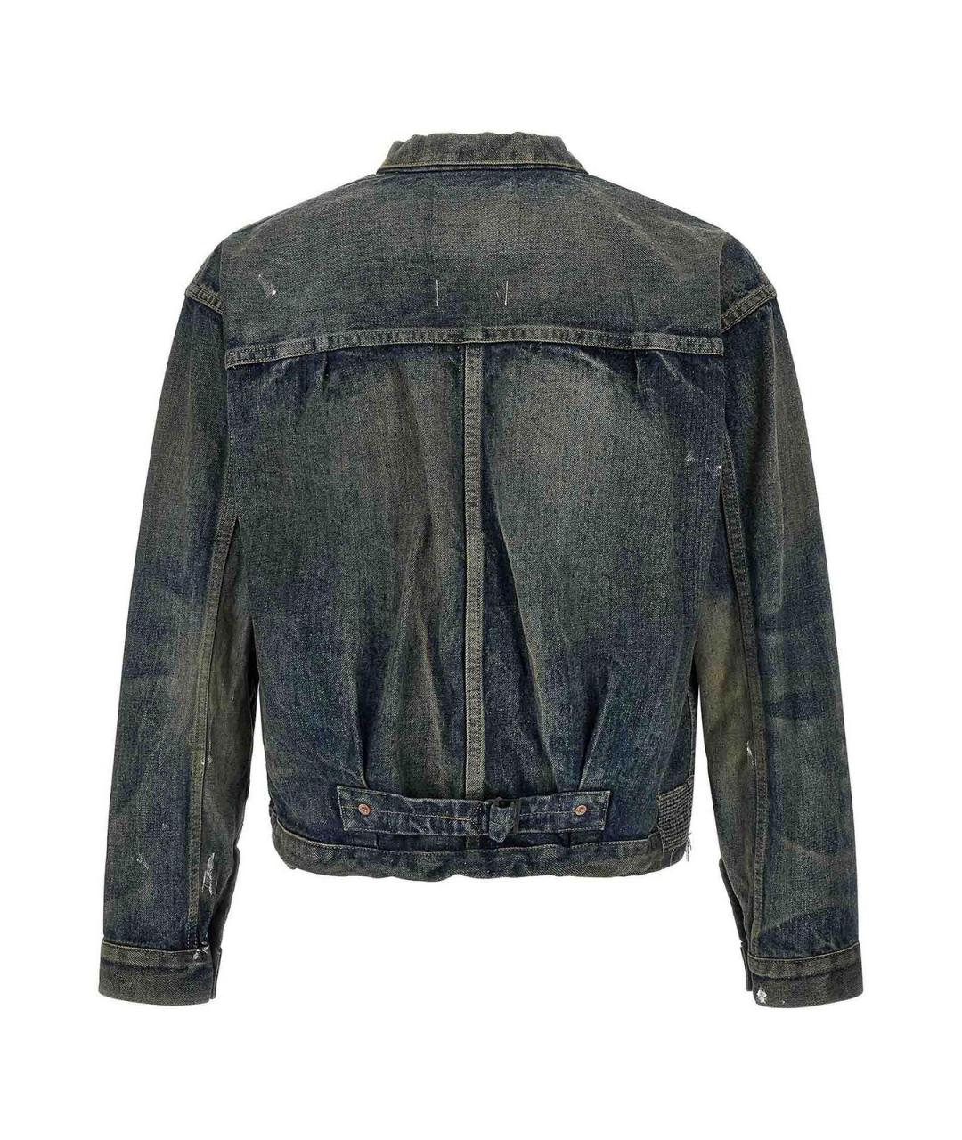 JUNYA WATANABE Темно-синяя хлопковая куртка, фото 2