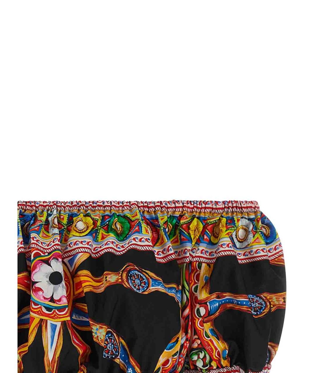 DOLCE&GABBANA Мульти хлопковая майка, фото 3