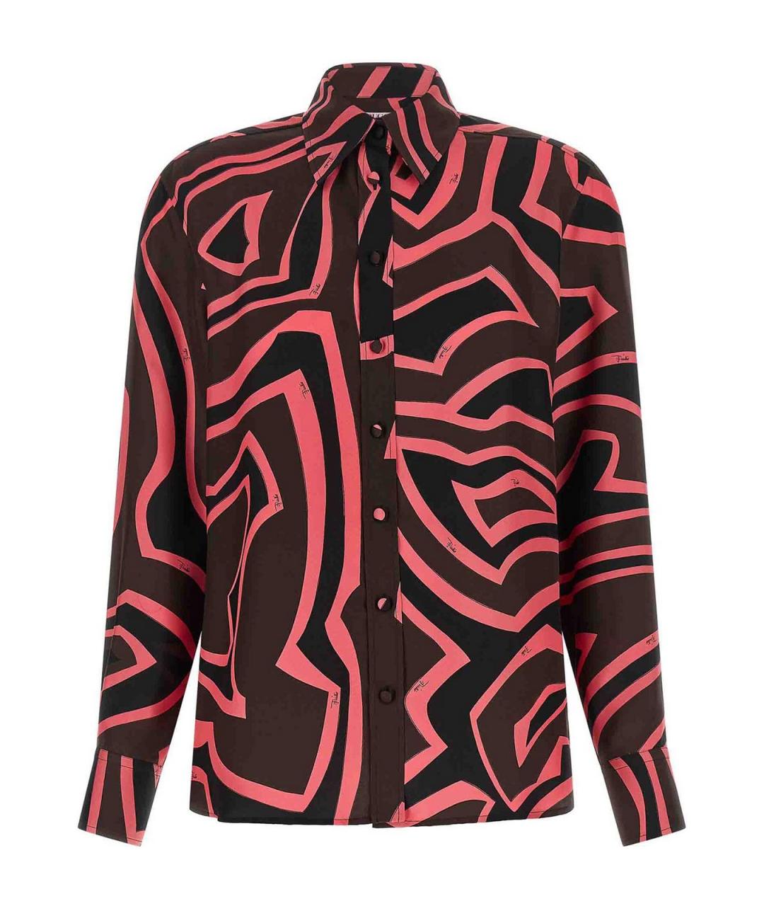 EMILIO PUCCI Мульти шелковая рубашка, фото 1