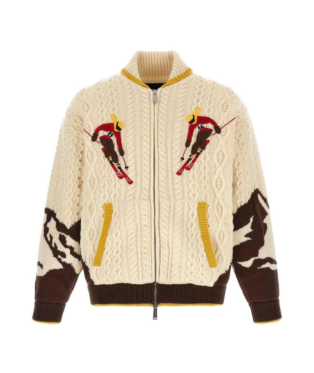 DSQUARED2 Мульти шерстяной кардиган, фото 1