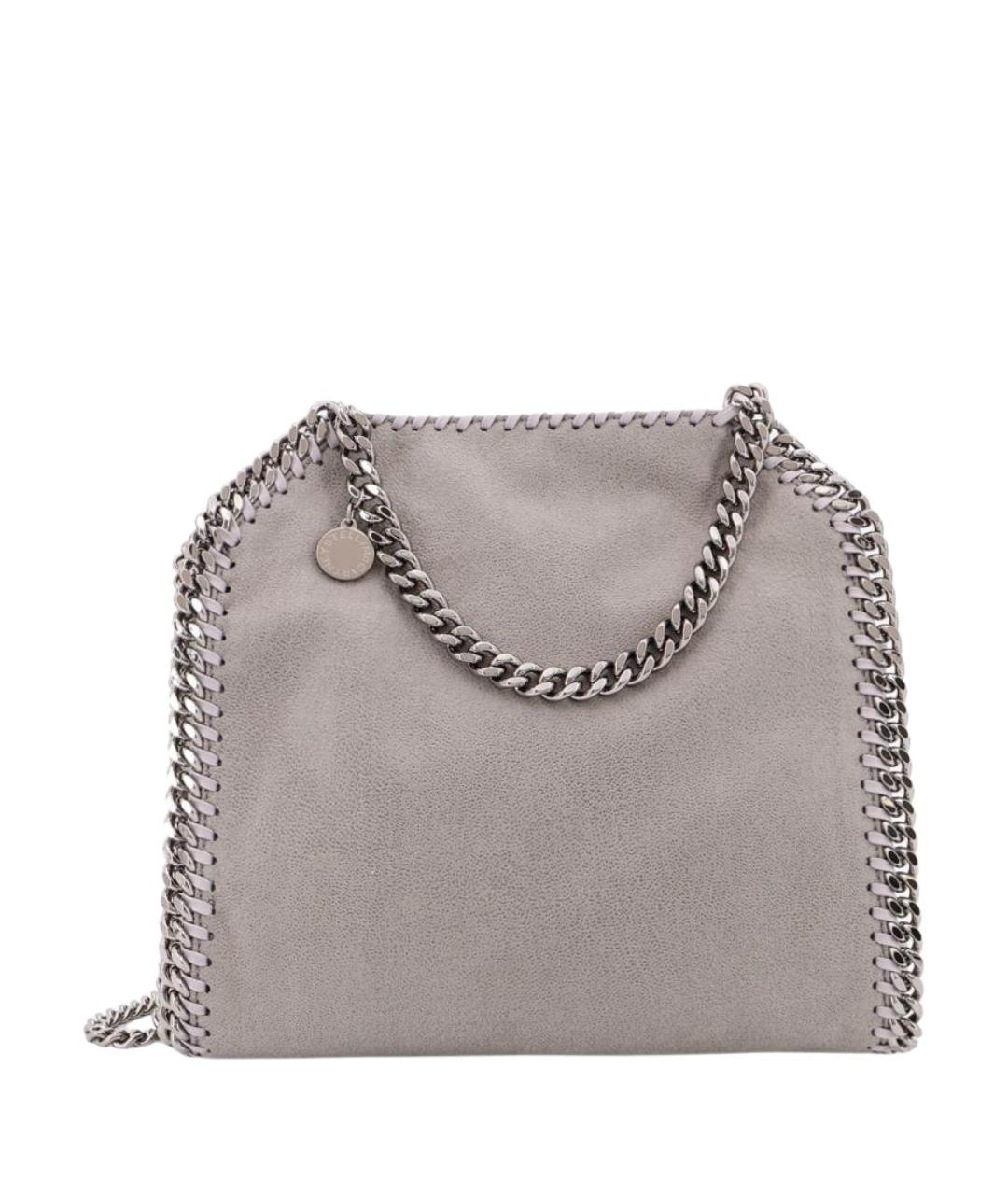STELLA MCCARTNEY Серая синтетическая сумка тоут, фото 1